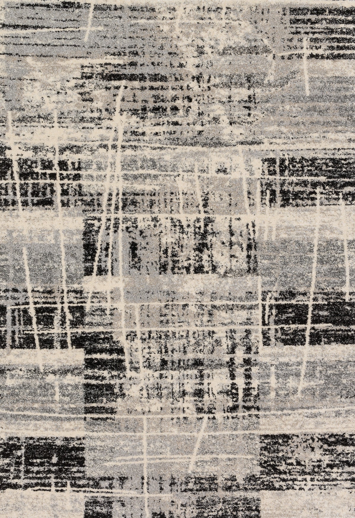 front view of Emory Grey / Multi luxury Rug