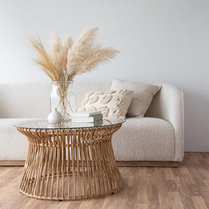 Evita Sofa - Cream Boucle
