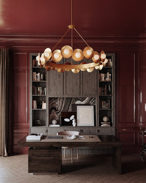 Emerald Chandelier 44.5" - Lifestyle [333-45-VGL]