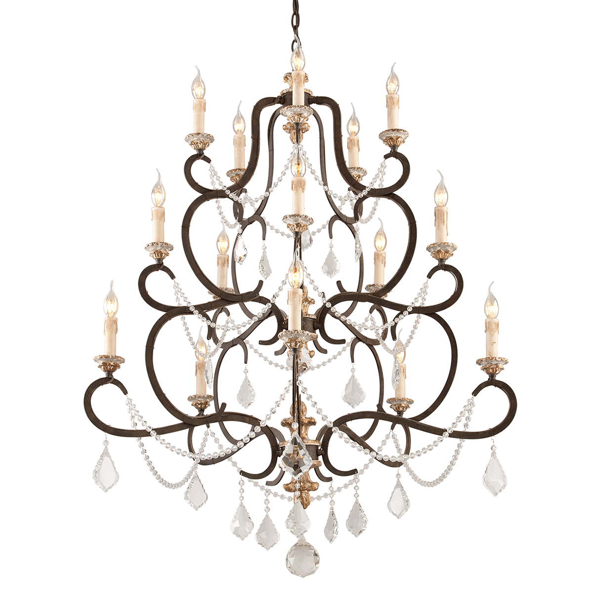 Lustre Bordeaux 43"