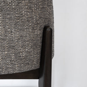 Fawcett Dining Chair - Dark Base - Pepper