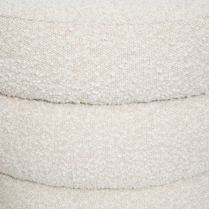 Fiel Ottoman - Off White Boucle - S