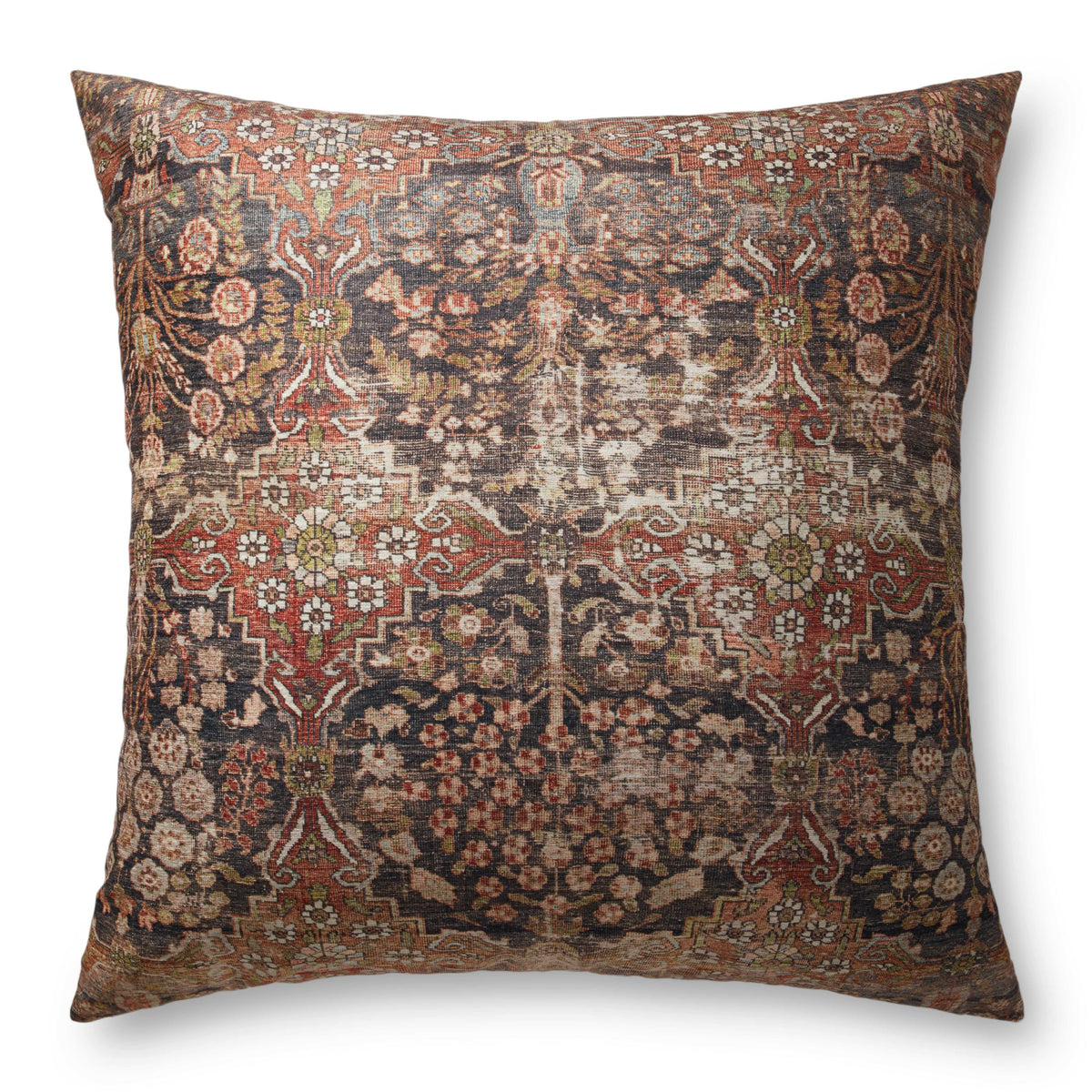 Red / Multi Pillow - Aerial Image