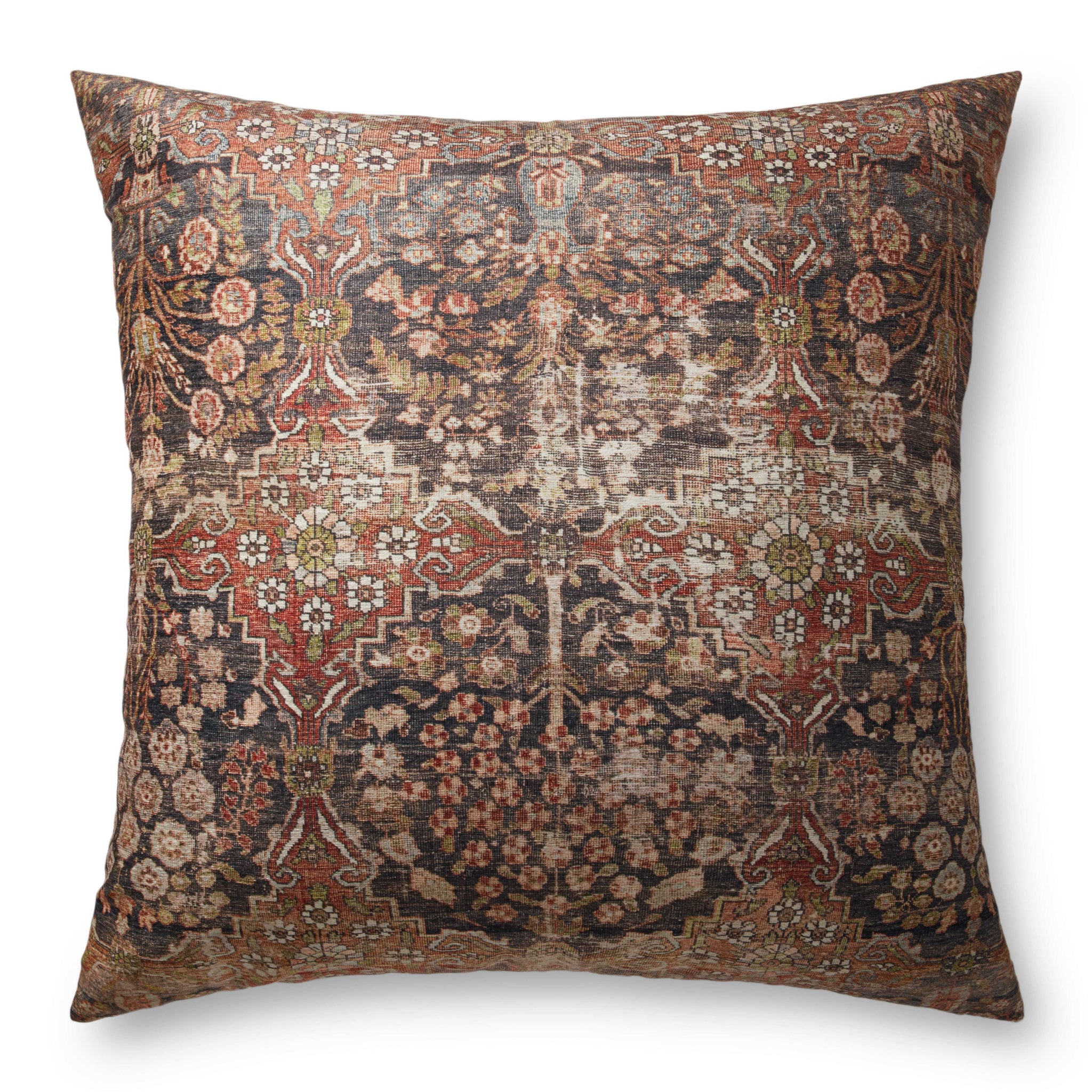 Red / Multi Pillow - Aerial Image