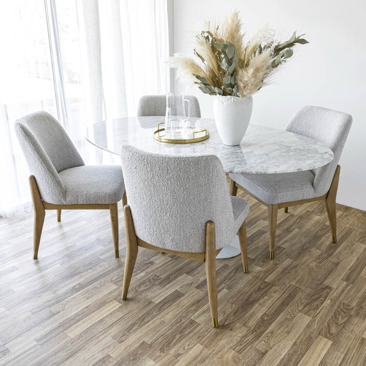 Flute Condo Dining Table - Oval