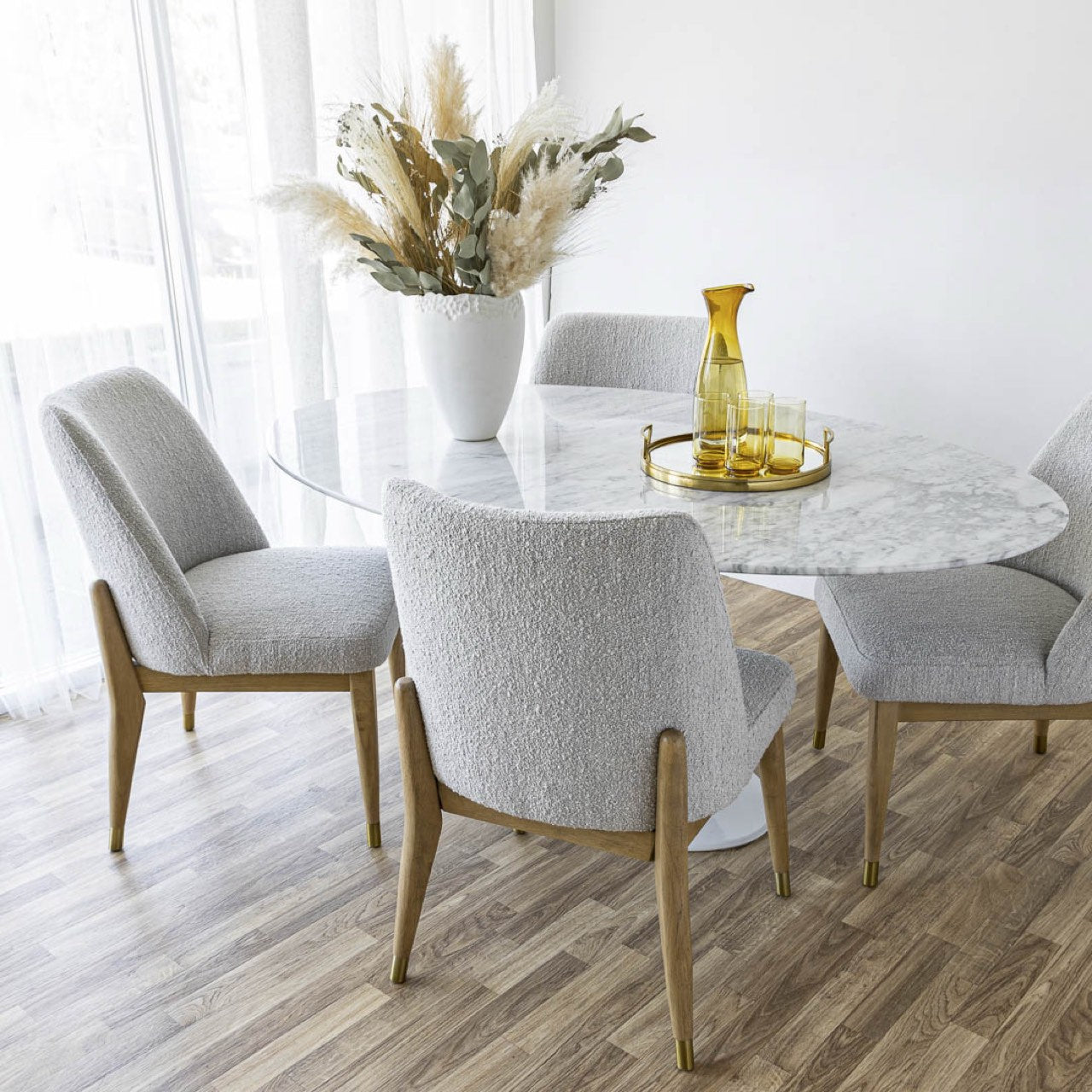 Flute Condo Dining Table - Oval