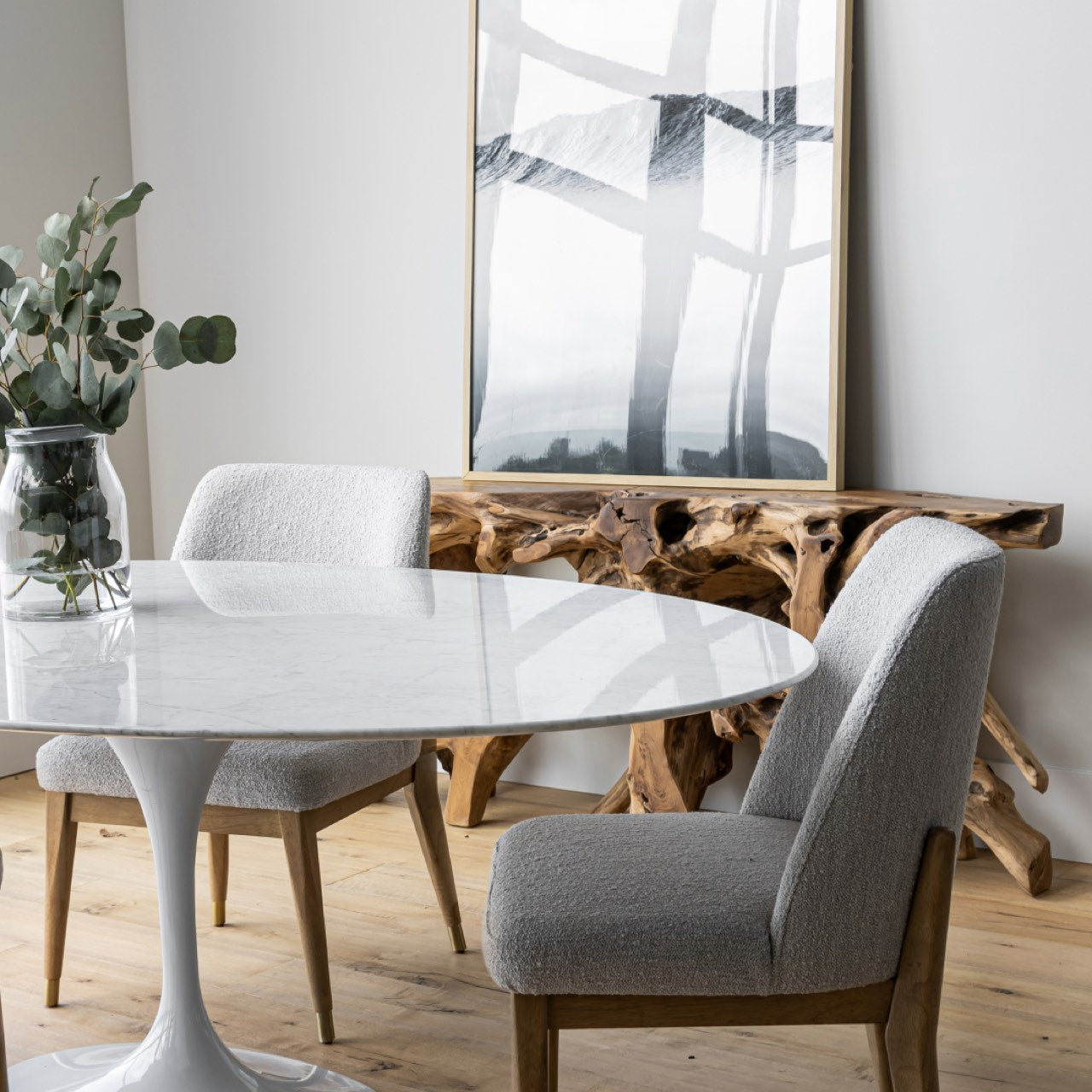 Flute Condo Dining Table - Oval