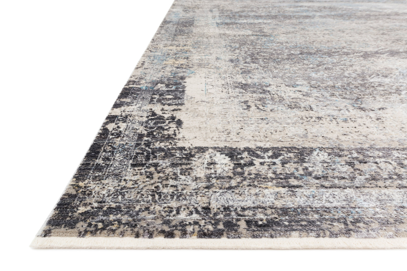 Franca Charcoal / Sky — a Loloi rug at Laurie Yapp Home.