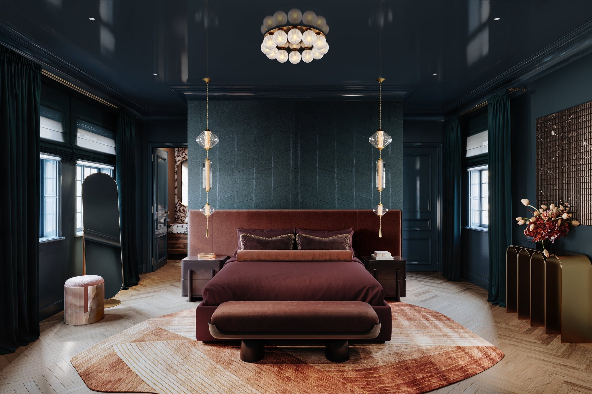 Fiorello Pendant - Lifestyle [545-13-VPB]