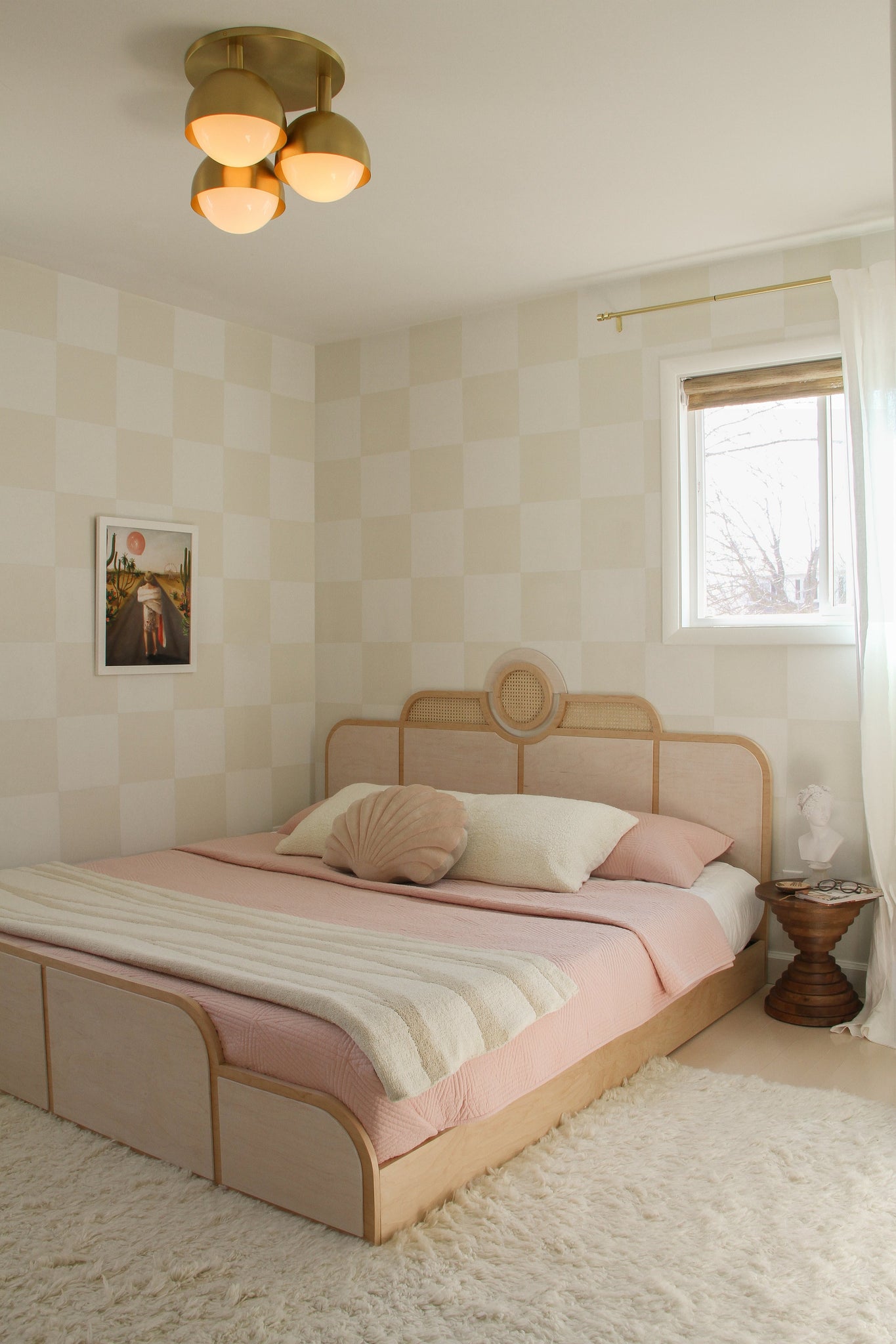 Foster Semi Flush - Lifestyle [1203-AGB]