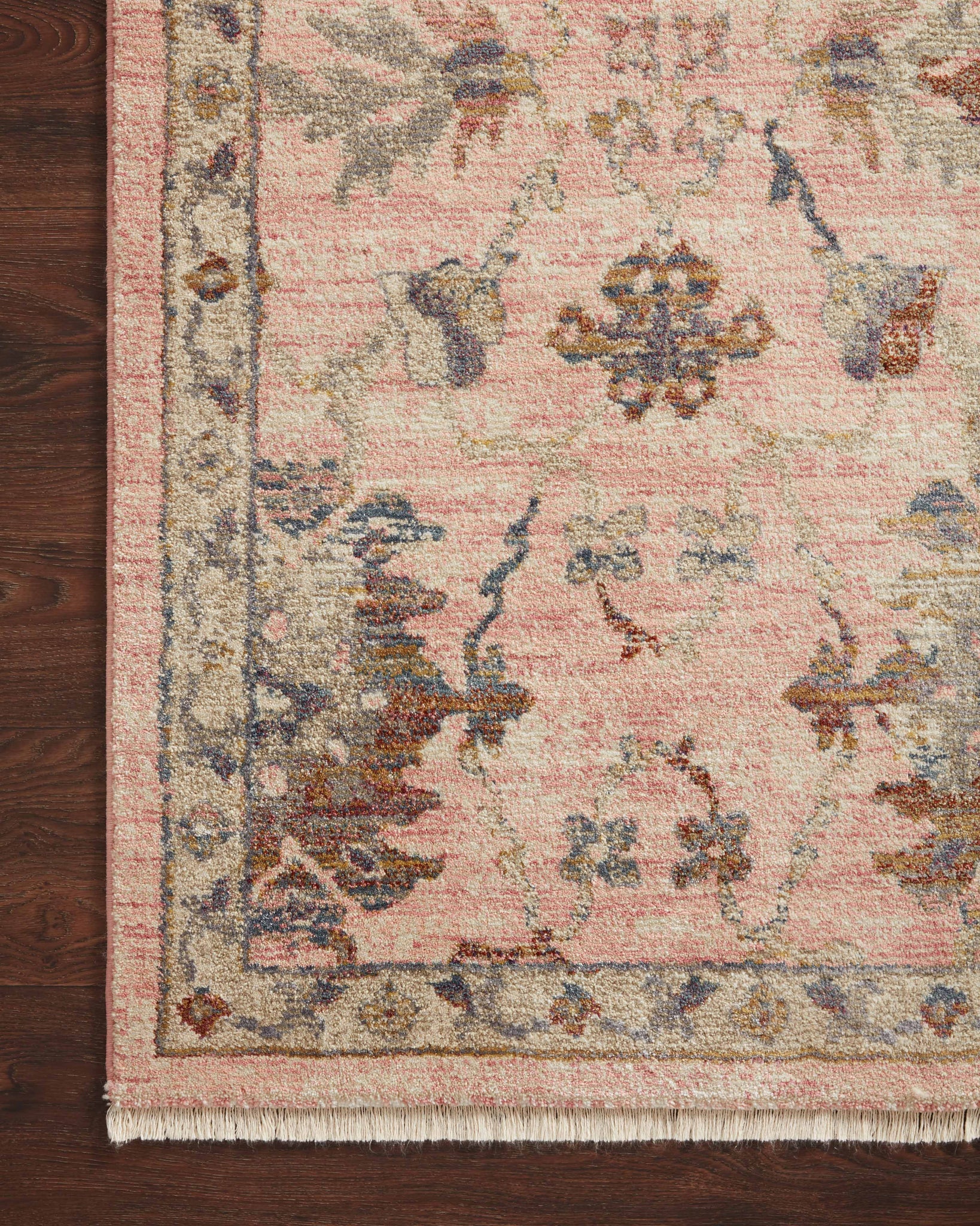 detail view of Giada Blush / Multi luxury Rug