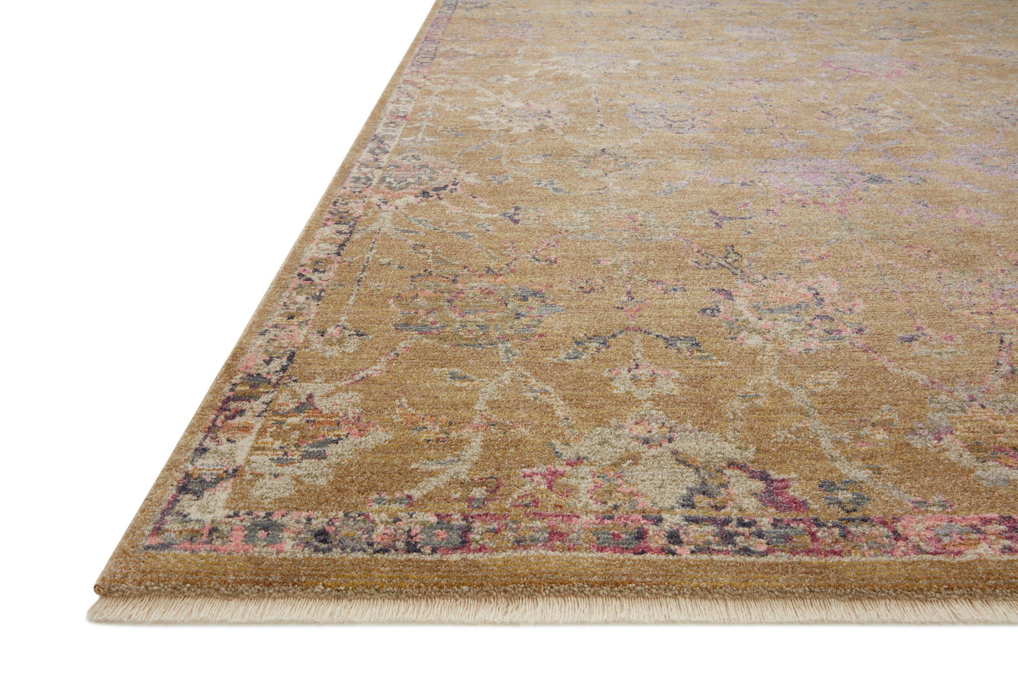 detail view of Giada Gold / Multi luxury Rug