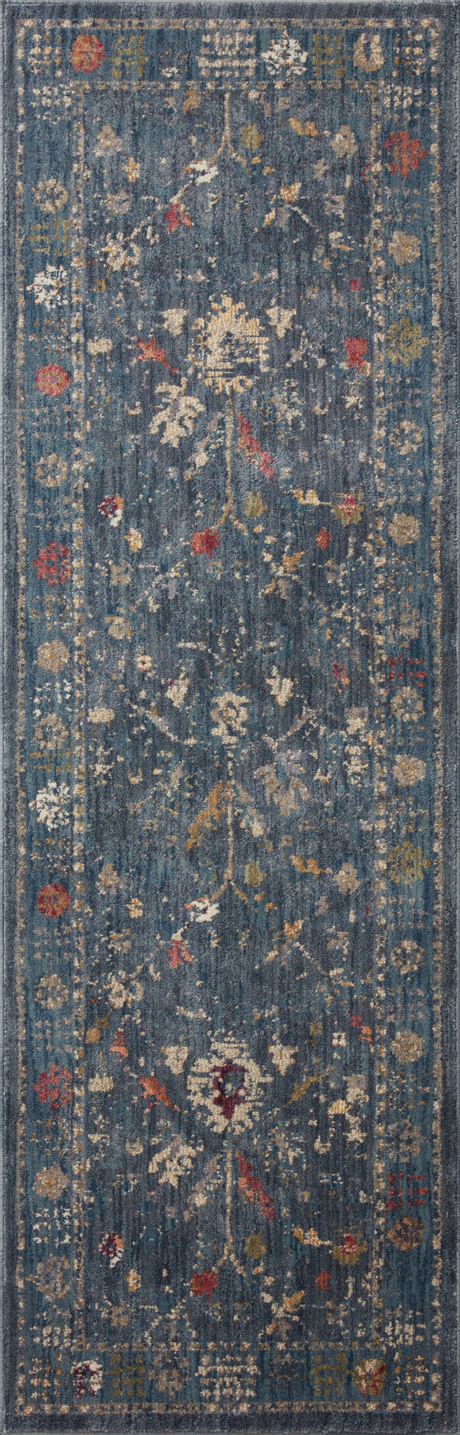 angle view of Giada Denim / Multi luxury Rug