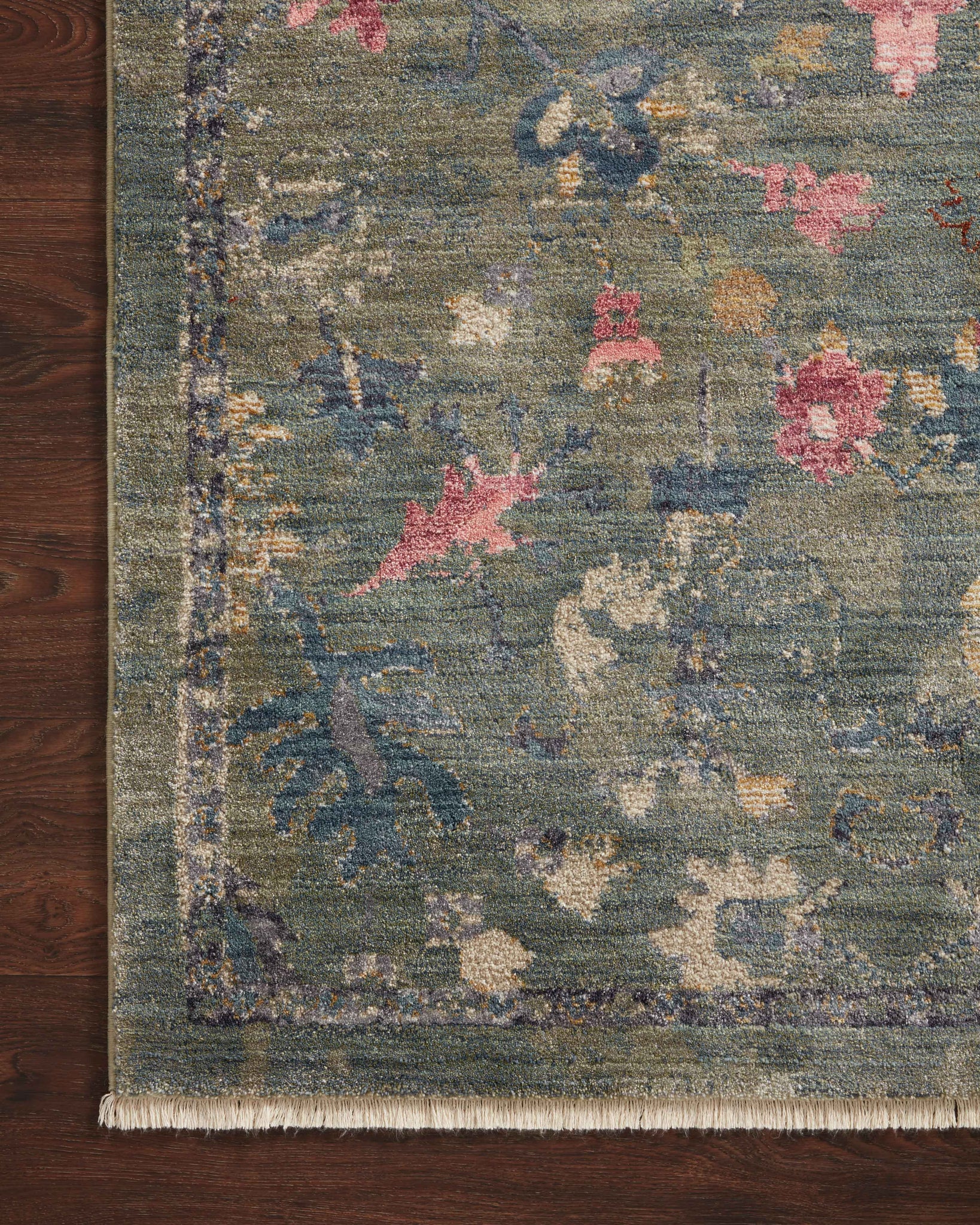 detail view of Giada Lagoon / Multi luxury Rug