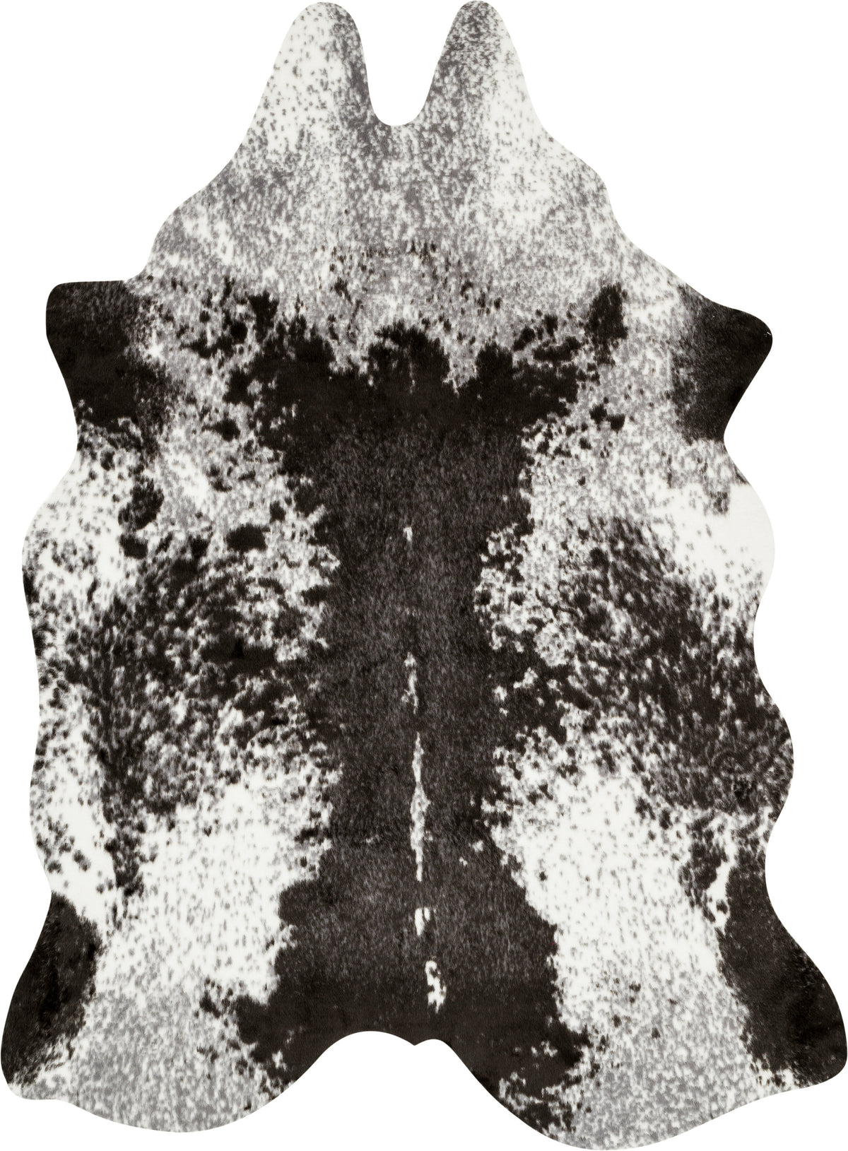 front view of Grand Canyon Ivory / Charcoal luxury Rug