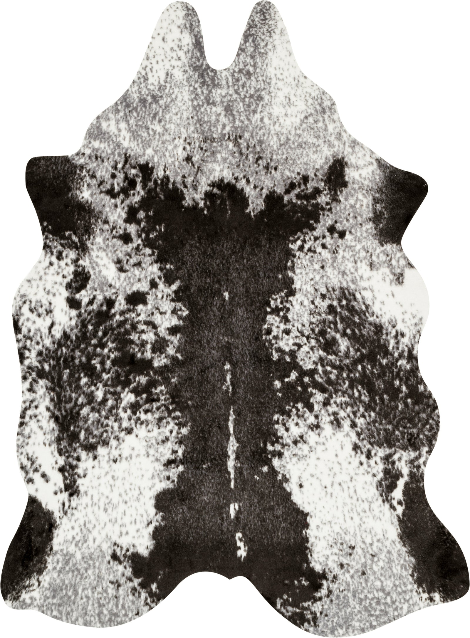 front view of Grand Canyon Ivory / Charcoal luxury Rug