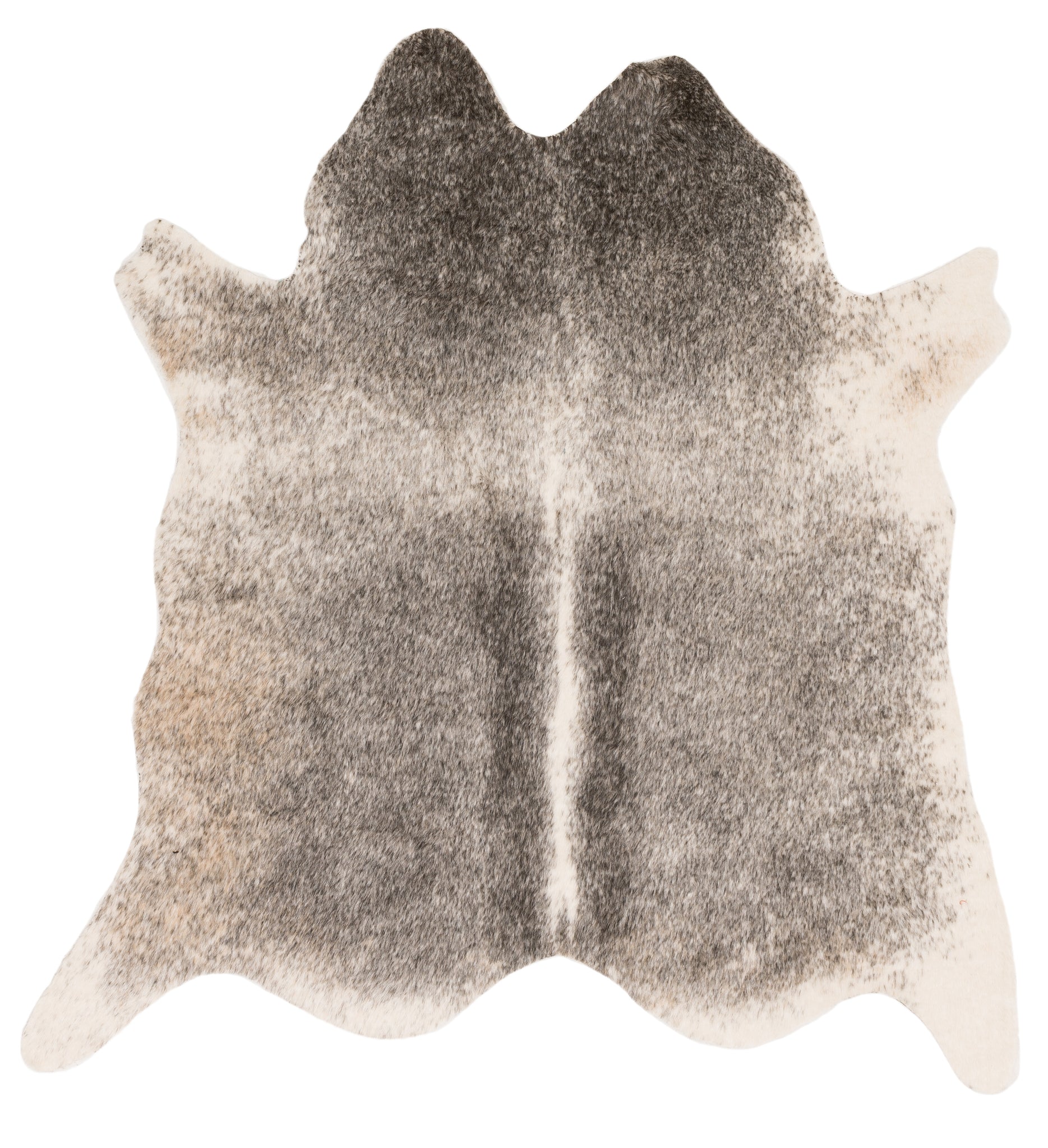 front view of Grand Canyon Grey / Ivory luxury Rug
