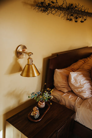 Garden City Wall Sconce 8" x 11" - Lifestyle [8321-AGB]