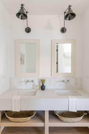 Garden City Wall Sconce 8" x 23" - Lifestyle [8323-OB]