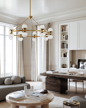 Grafton Chandelier 46" - Lifestyle [8241-AGB]