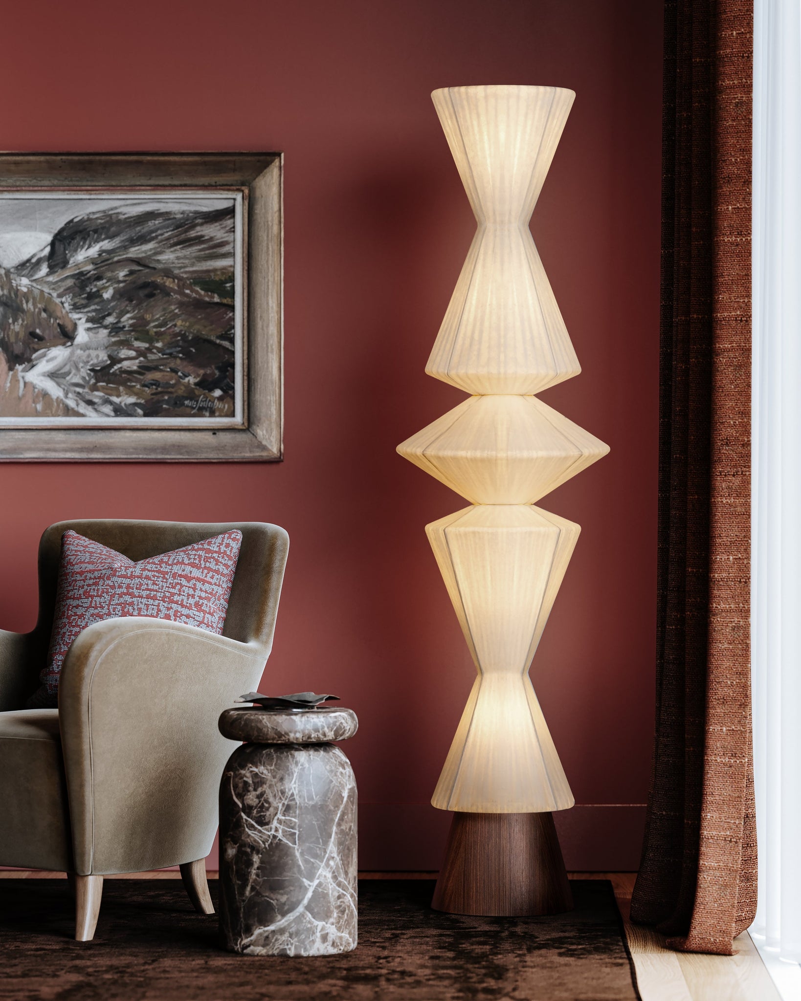 Greendale Floor Lamp - Lifestyle [L1205-AGB]