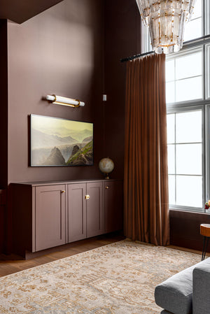 Groveland Station Wall Sconce 4.75" x 27.75" - Lifestyle [5528-AGB]