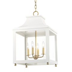 Aged Brass / White