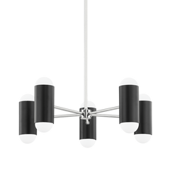 Polished Nickel / Soft Black