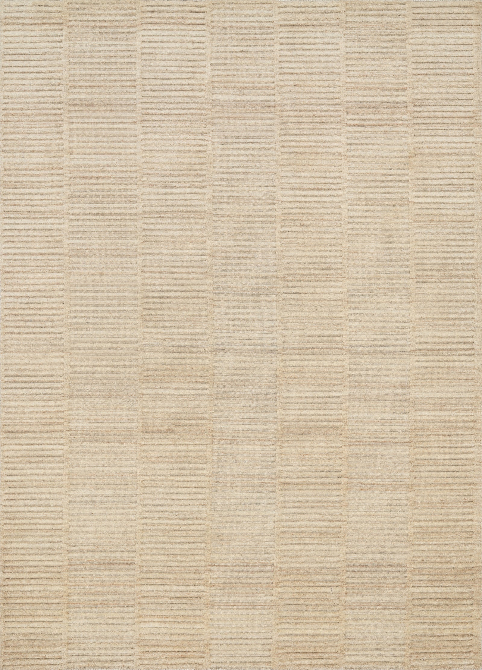 front view of Hadley Natural luxury Rug