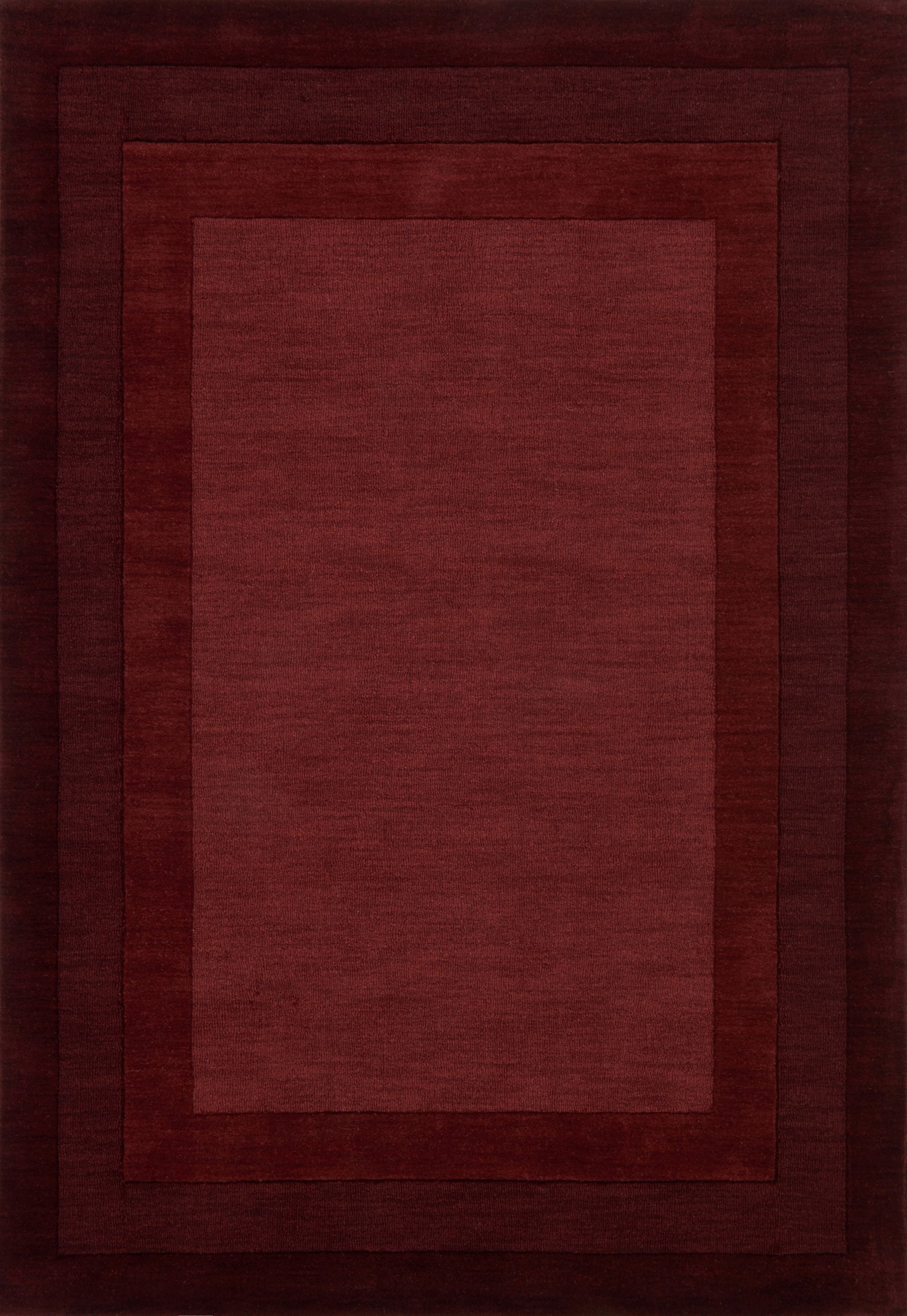 front view of Hamilton Red luxury Rug