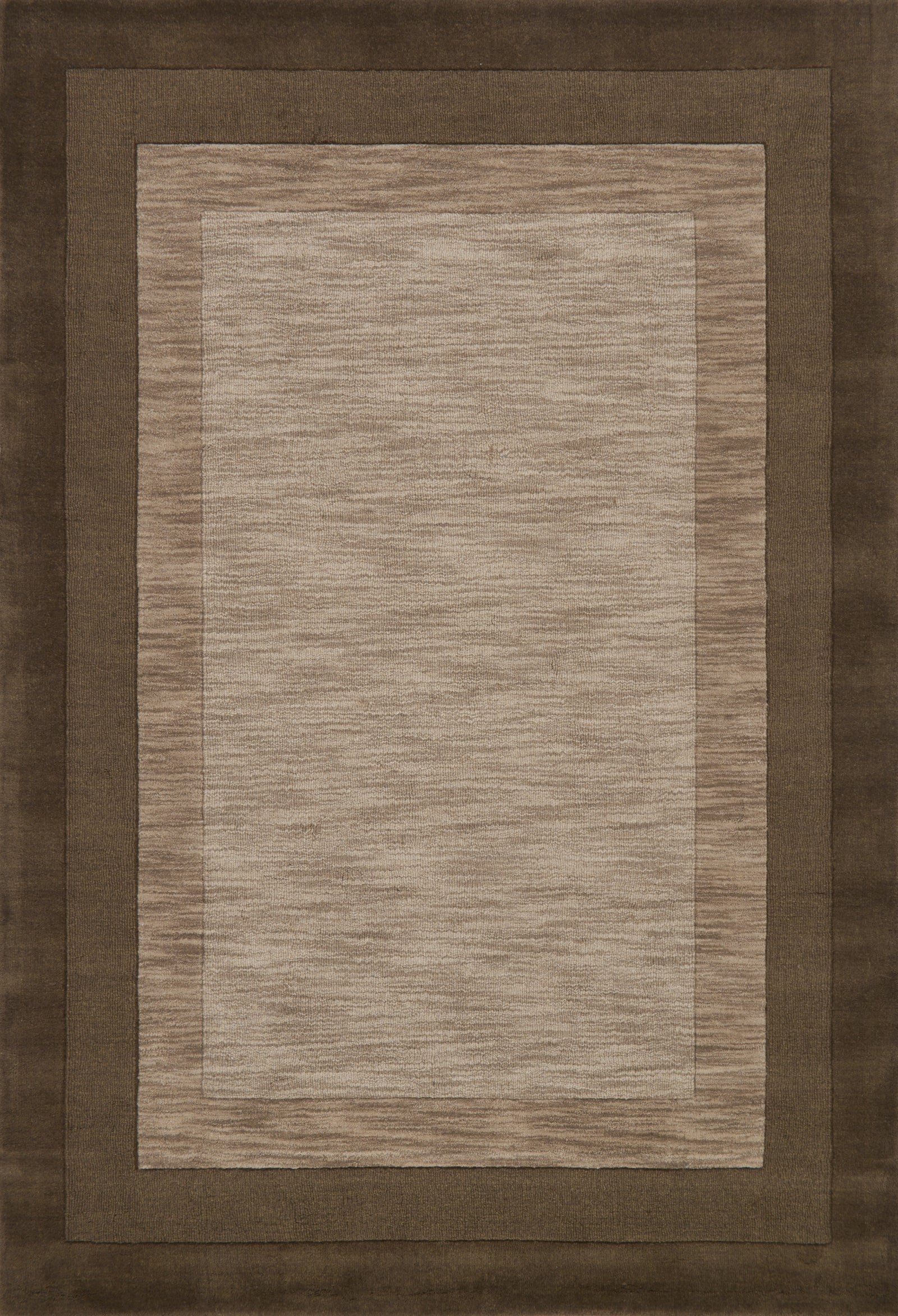 front view of Hamilton Tobacco luxury Rug