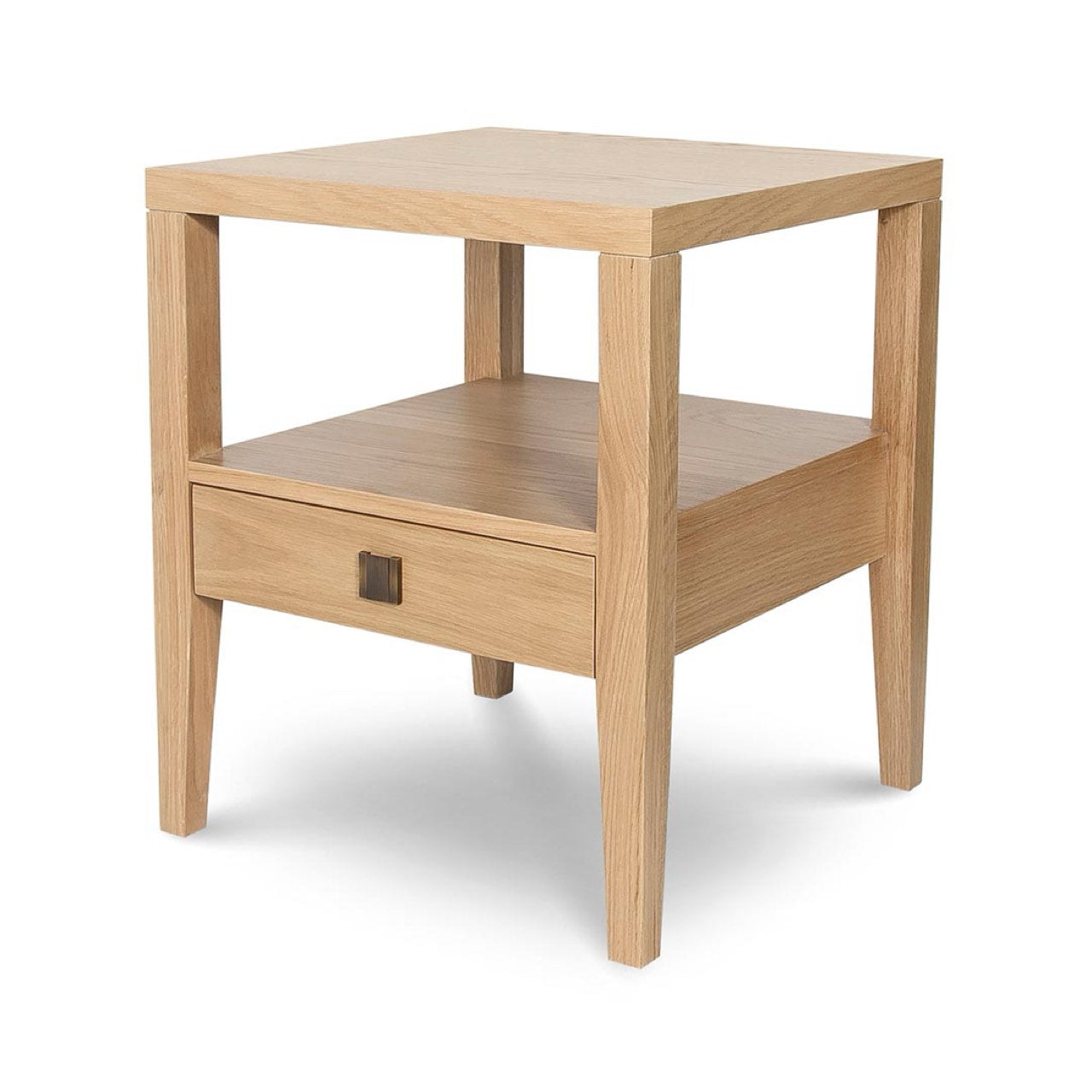 Mesa auxiliar Hara con 1 cajón - Roble natural