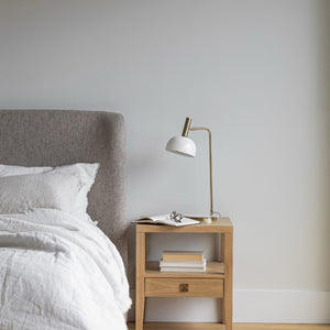 Mesa auxiliar Hara con 1 cajón - Roble natural