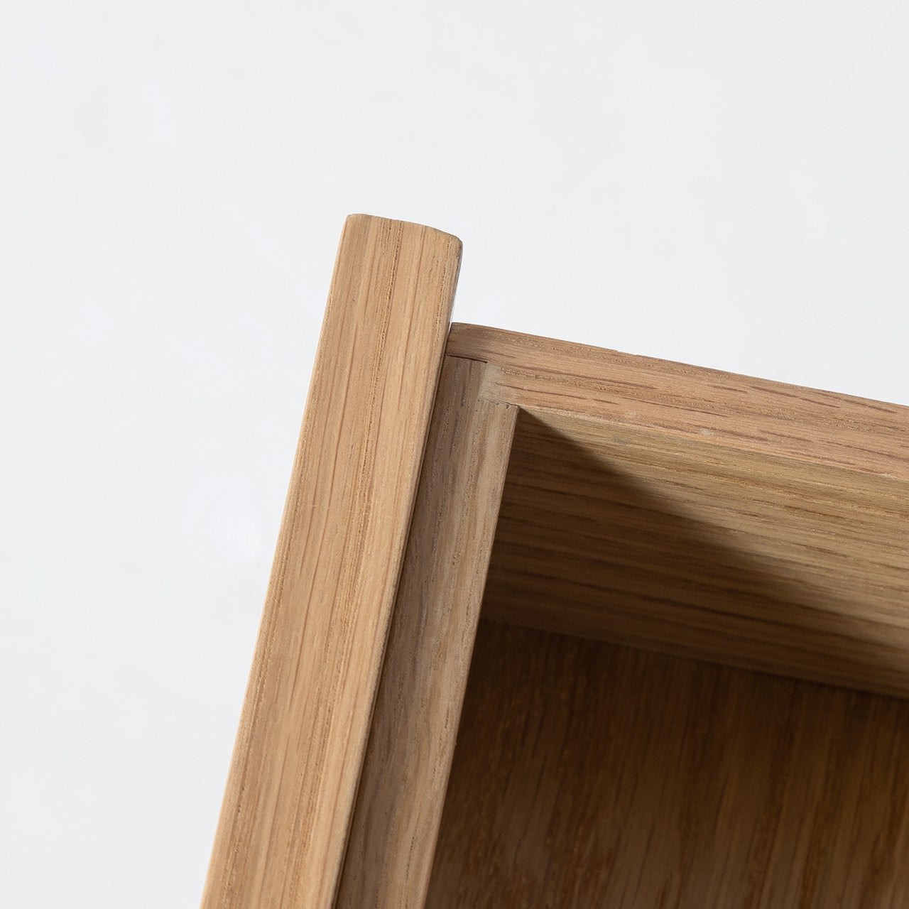 Mesa auxiliar Hara con 1 cajón - Roble natural