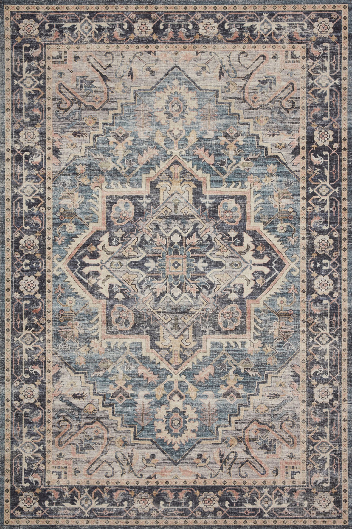 Hathaway Navy / Multi rug — Loloi