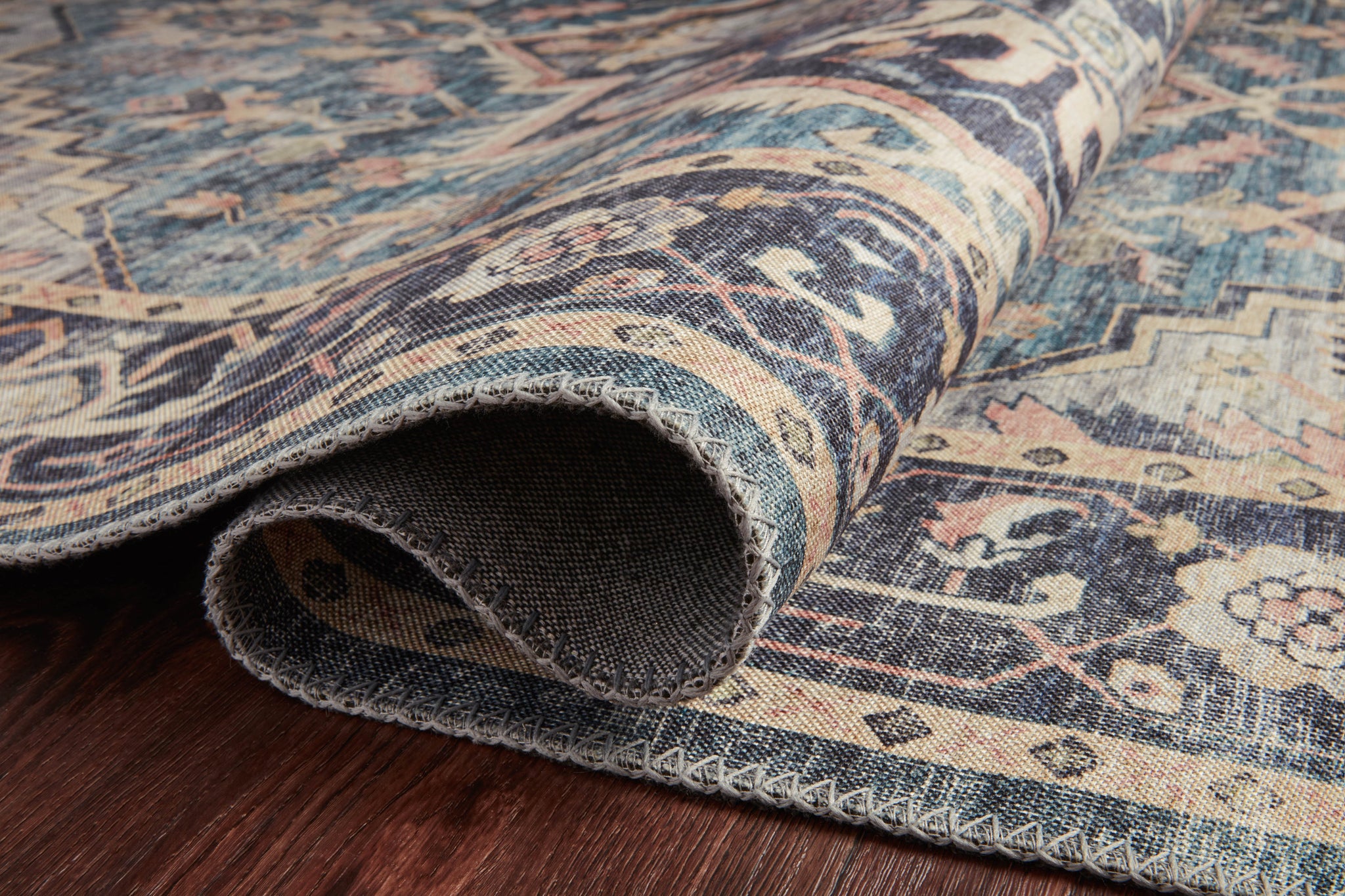 Hathaway Navy / Multi rug — Loloi