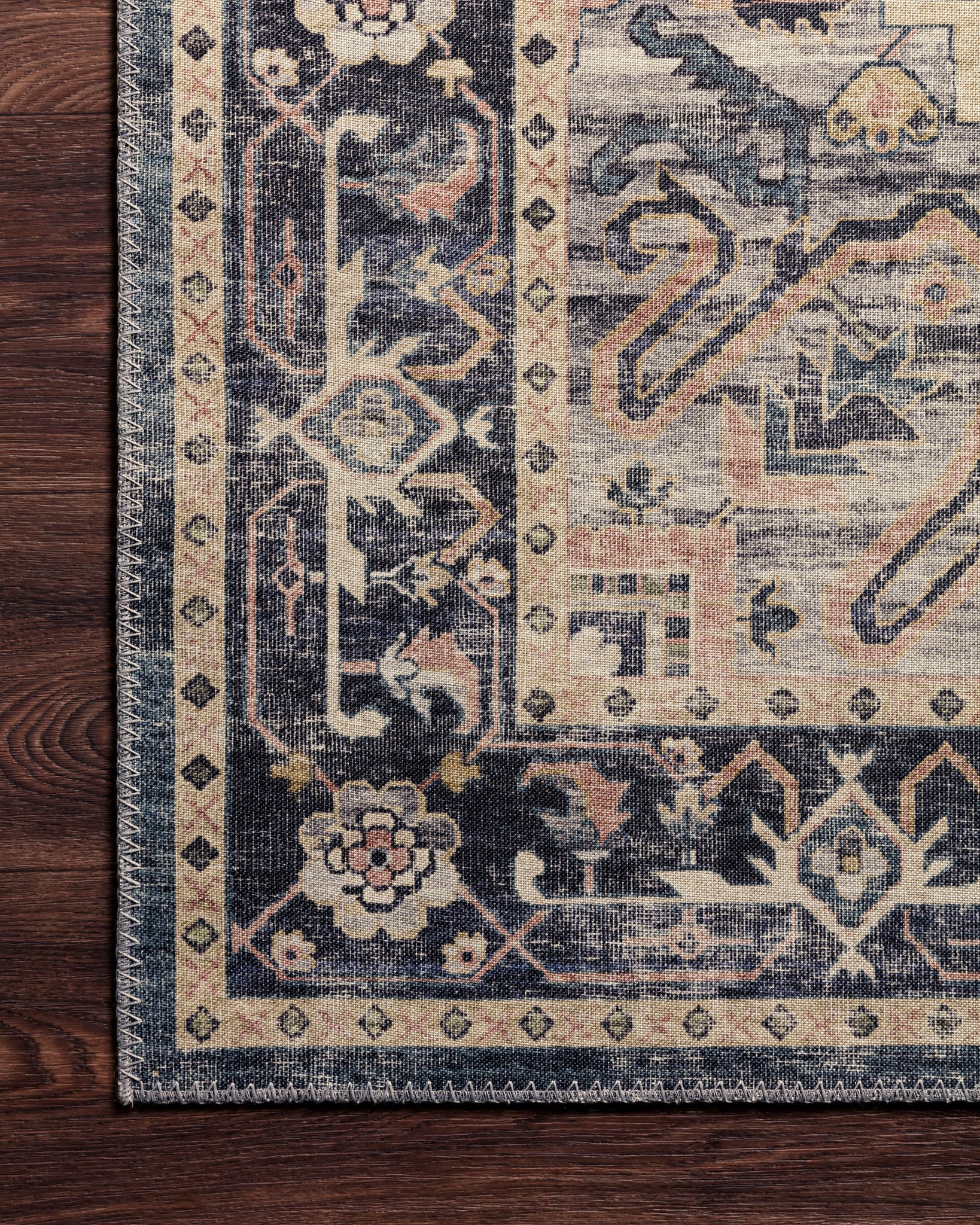 Hathaway Navy / Multi rug — Loloi