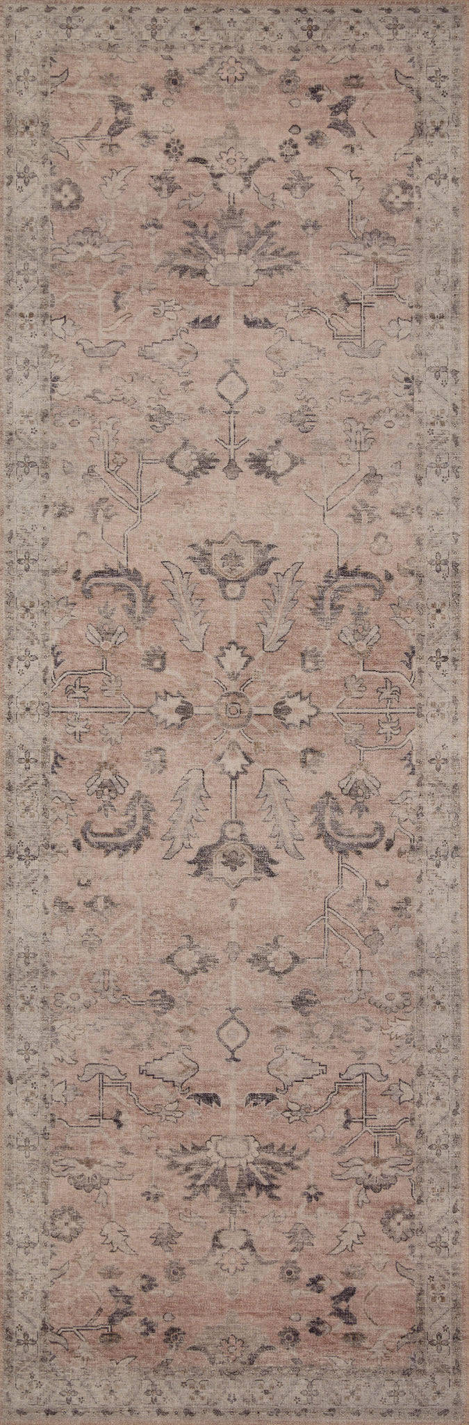 detail view of Hathaway Blush / Multi luxury Rug