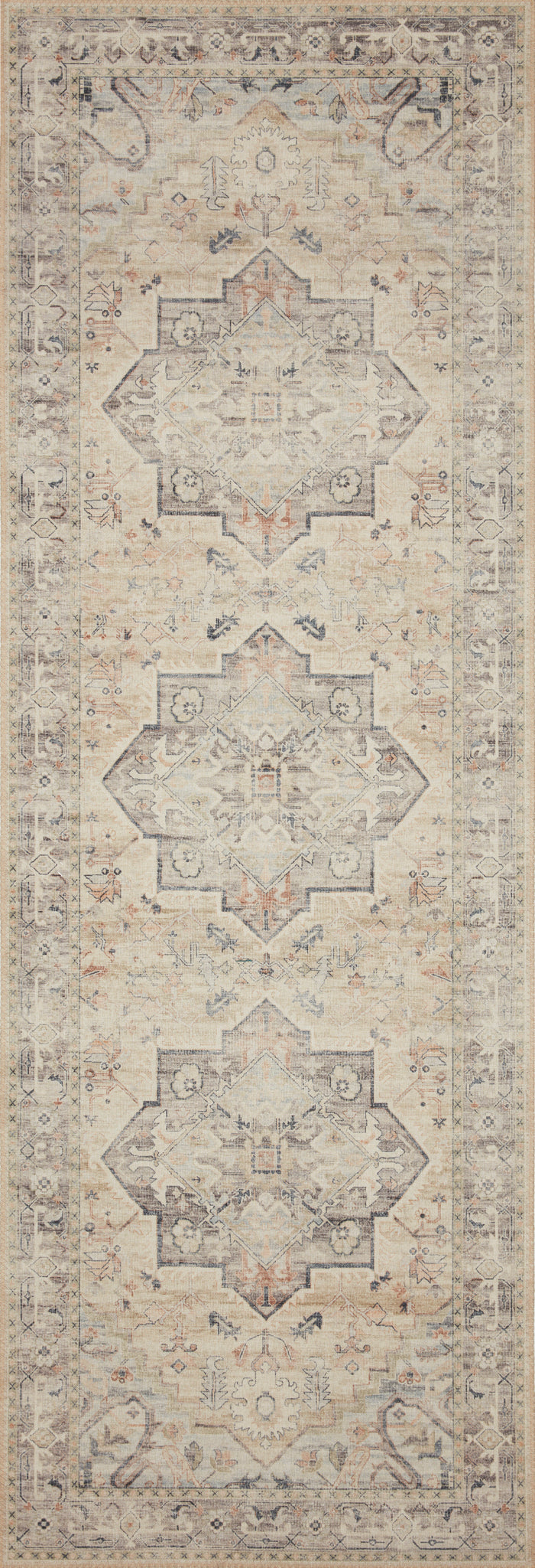 detail view of Hathaway Multi / Ivory luxury Rug