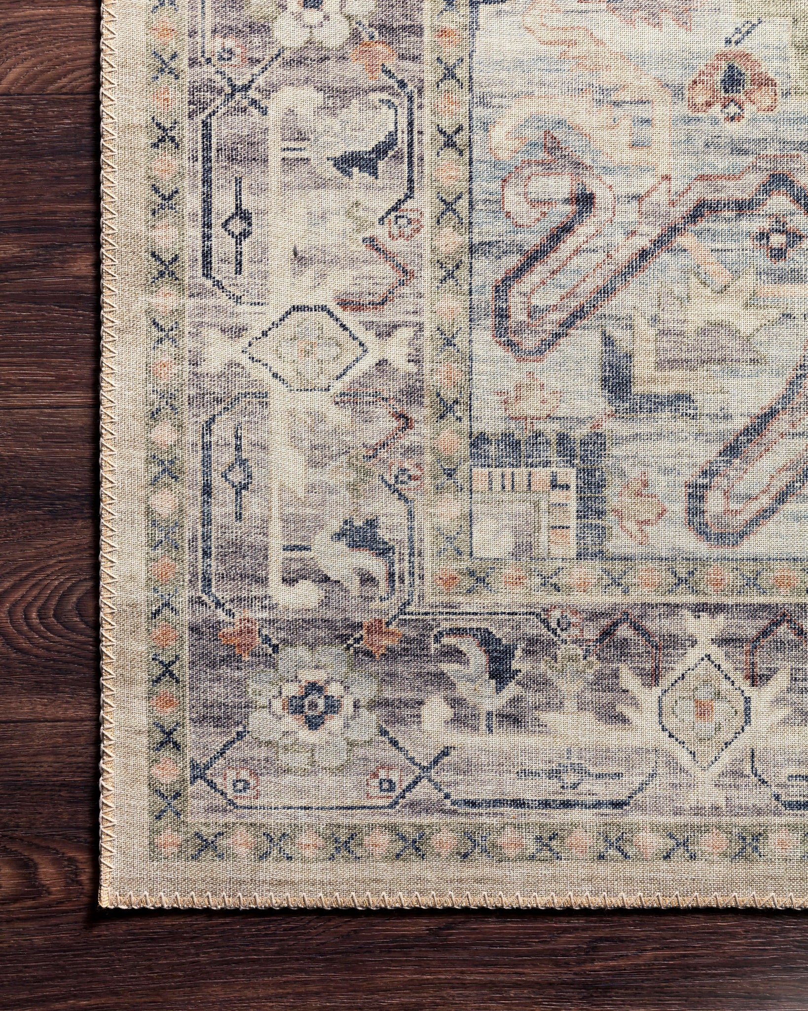 lifestyle view of Hathaway Multi / Ivory luxury Rug