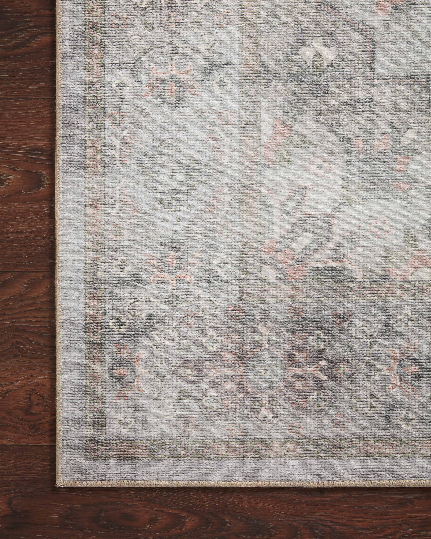 lifestyle view of Heidi Dove / Blush luxury Rug