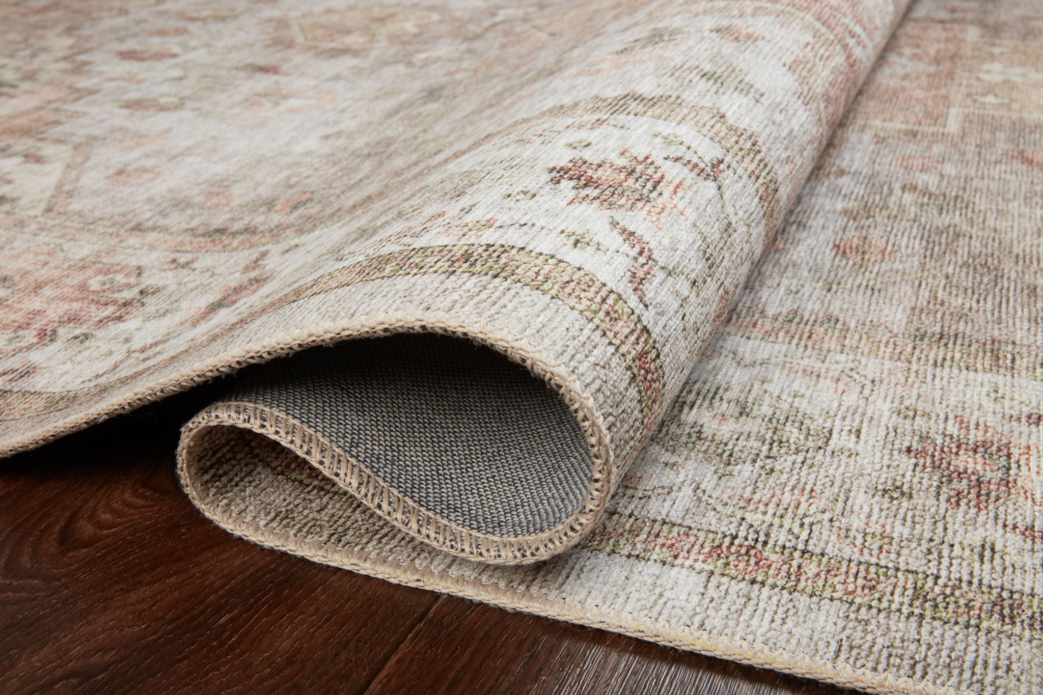lifestyle view of Heidi Sage / Multi luxury Rug