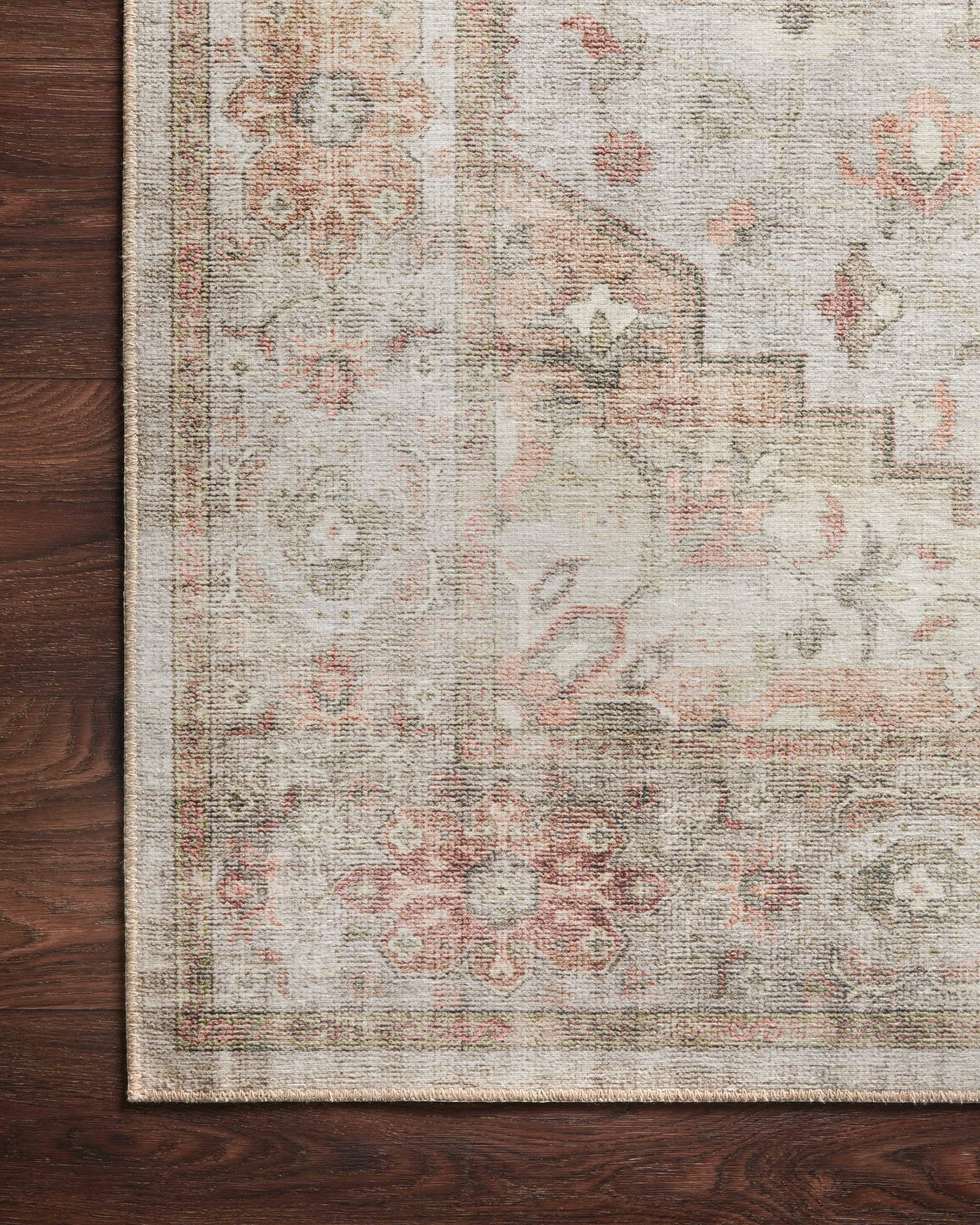 lifestyle view of Heidi Sage / Multi luxury Rug