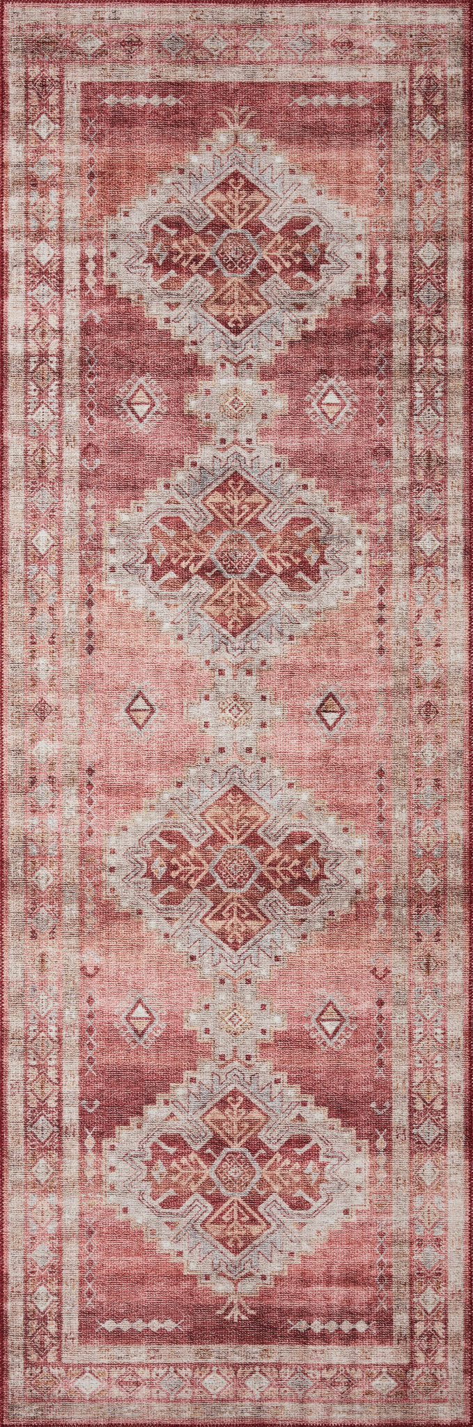 detail view of Heidi Sunset / Natural luxury Rug
