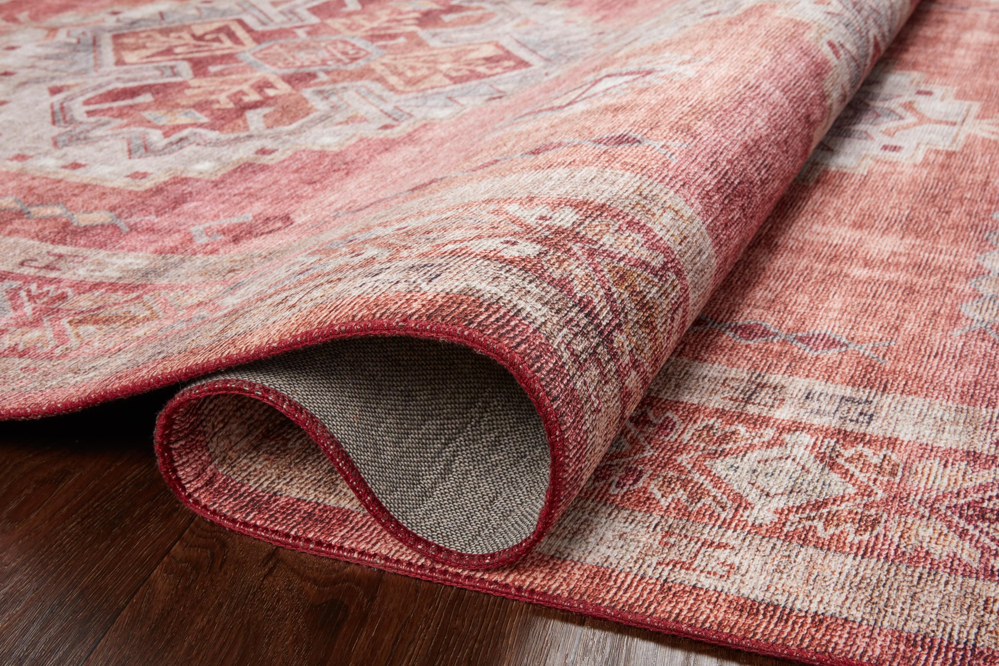 lifestyle view of Heidi Sunset / Natural luxury Rug