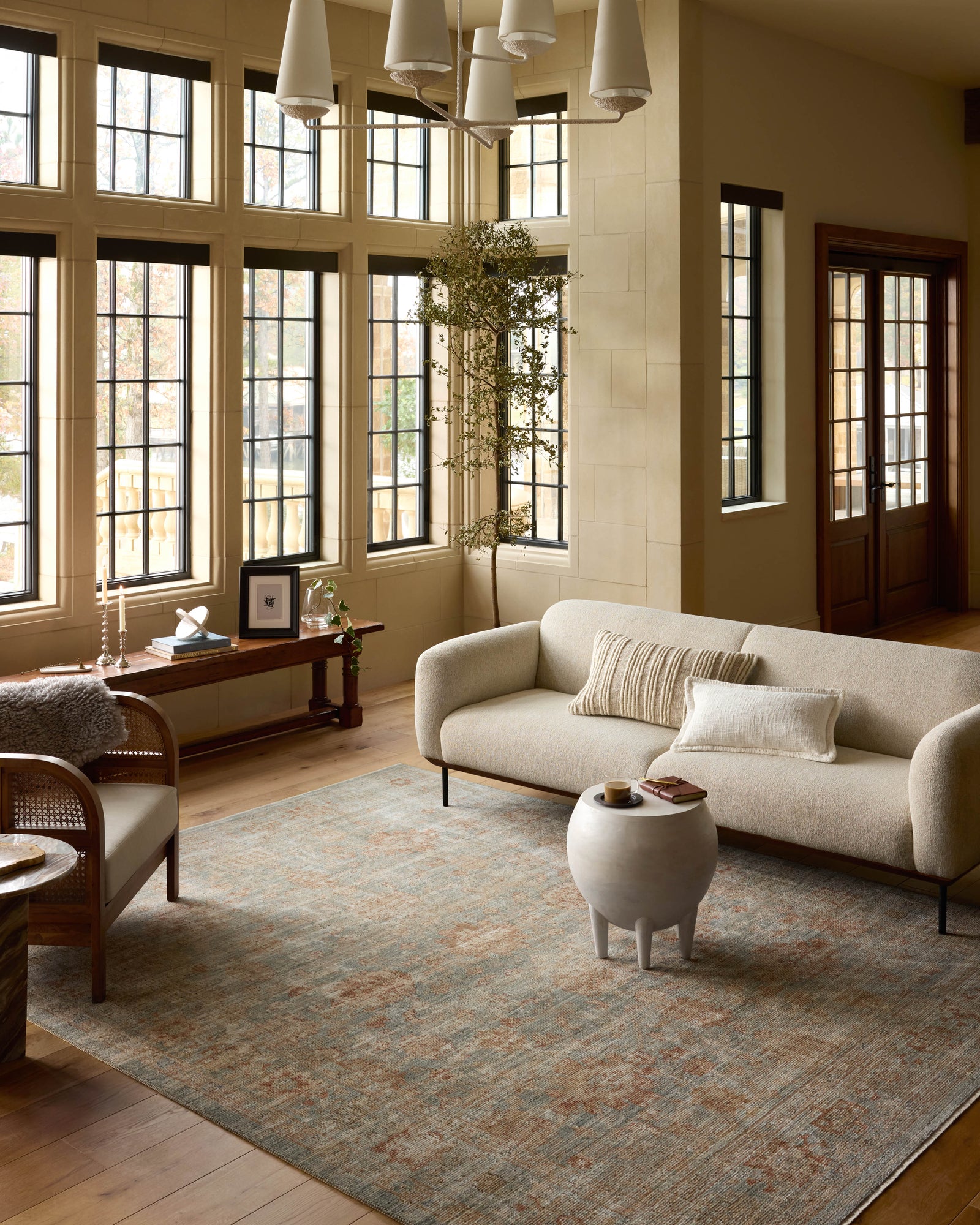 Heritage Aqua / Terracotta — a Loloi rug at Laurie Yapp Home.