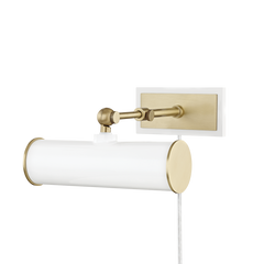 Aged Brass / White