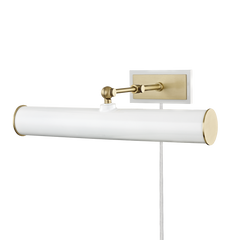 Aged Brass / White