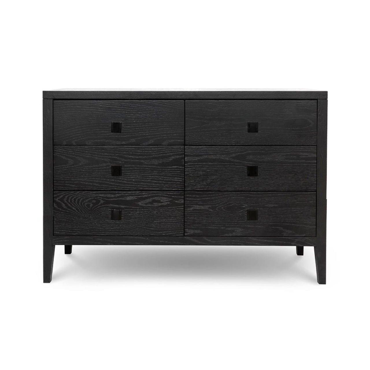 Hara 6 Drawer Dresser Tall - Black