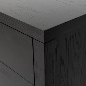 Hara 5 Drawer Tall Dresser - Black